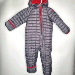 Snozu Gray Red snowsuit padded jacket coat 2T